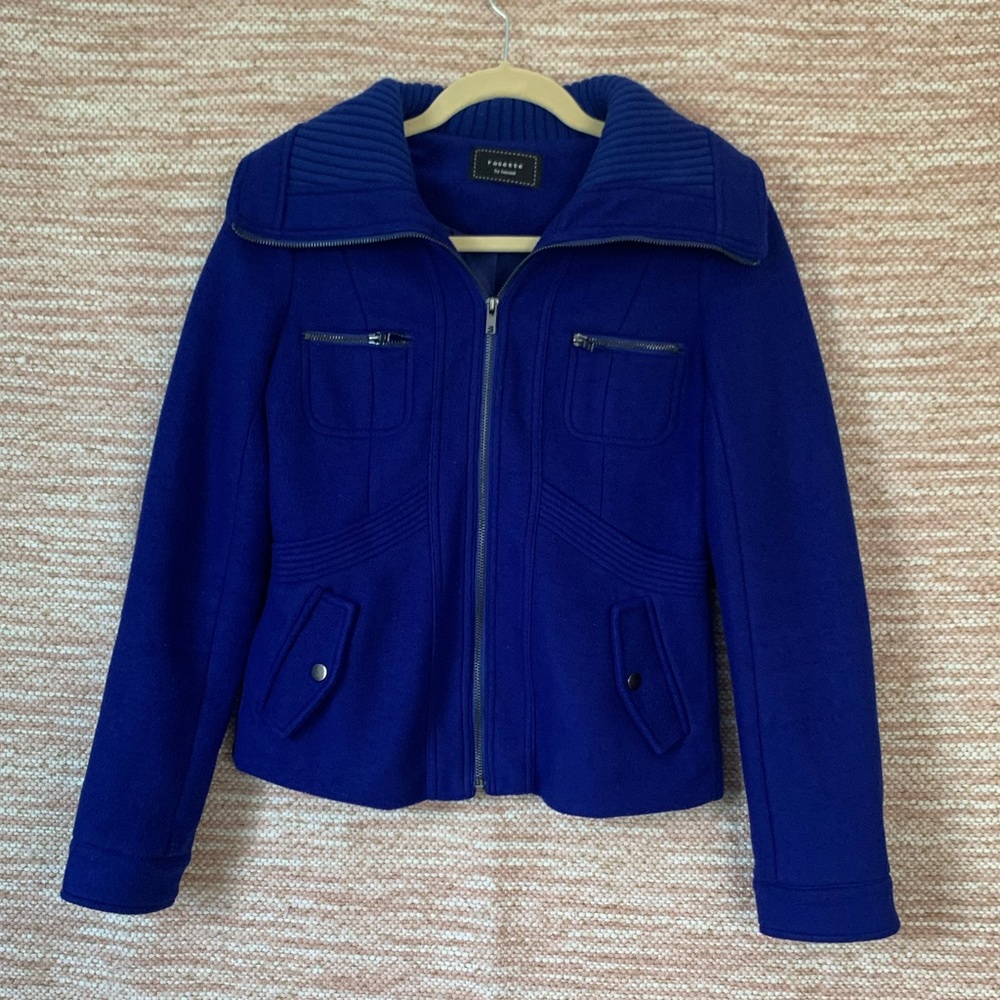 Royal Blue Rosette by Be Cool Women’s Jacket